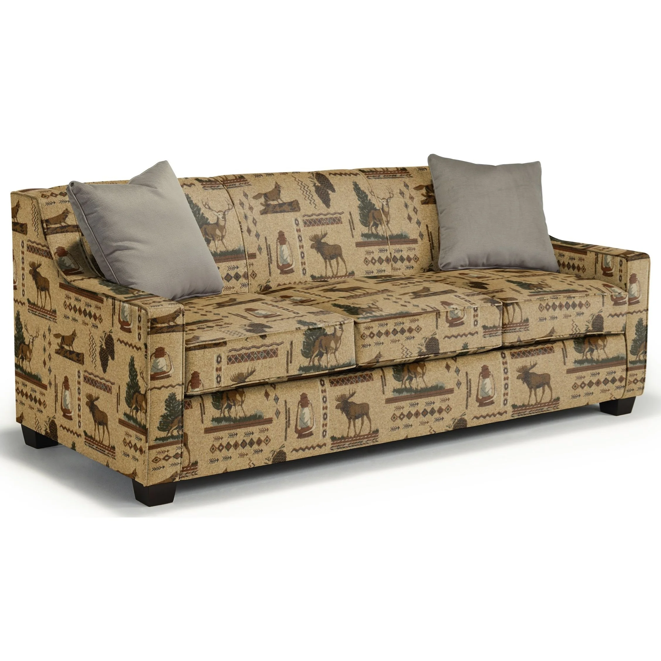 Best Home Furnishings QueenSized Sleeper with Toss Pillows